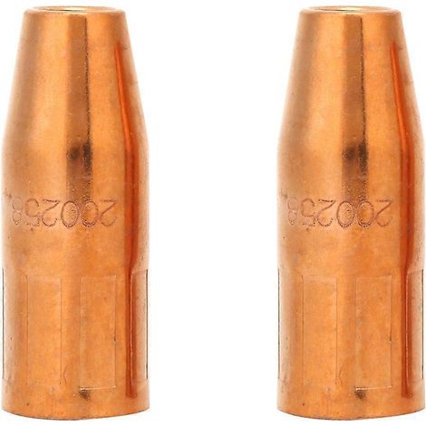 2 Stück MIG-Schweißpistolendüse 200258 1/2 Zoll für Miller M25/M40 Hobart MIG-Pistole