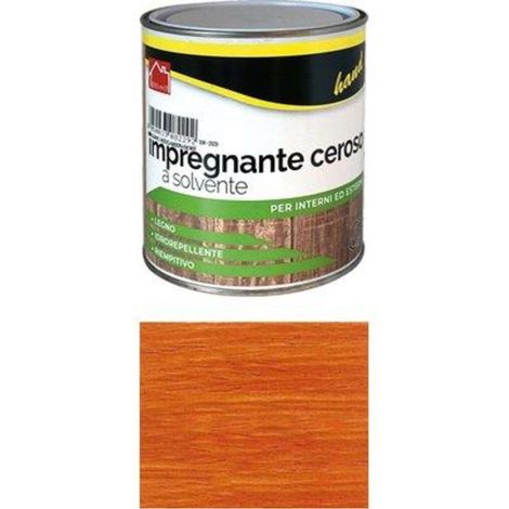 IMPREGNANTE CEROSO A SOLVENTE HAND - MOGANO ML 750 - 6 pezzi