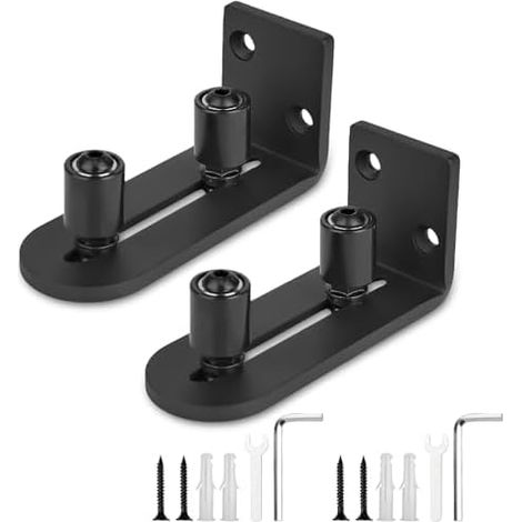 lot de 2 guide de sol pour porte de grange coulissante (1/5)