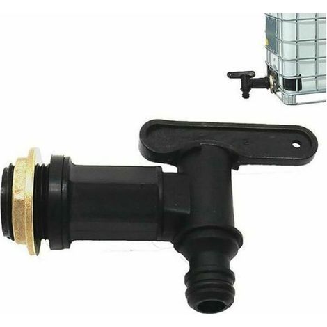 IBC-Adapter mit Hahn für Regenwassertanks, verschiedene Farben, Größe L (1/5)