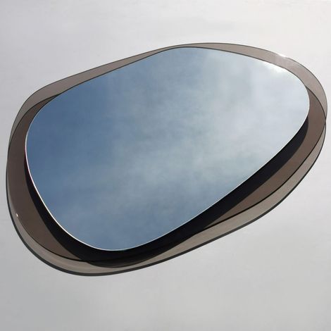 Miroir décoratif avec cadre noir (1/5)