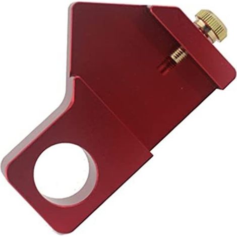 Bloc de positionnement règle en acier traceur d'angle 30CM for les outils bricolage menuiserie et (rouge avec règle)(Red No Ruler) (1/5)
