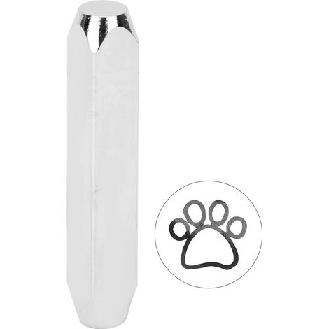 Poinçon de marquage en acier carbone 6mm pour cuir, bois et bijoux DIY (1/5)