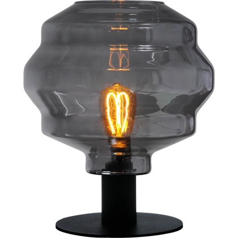 Lampe de table Porto avec verre fumé Boule Ø 30cm - 4711-05-05-05-4