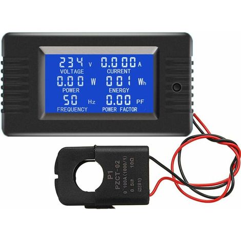 Einteiliges Strom-Spannung-Stromstärke-Energie-Panel-Meter LCD-Digitalanzeige Amperemeter Voltmeter Multimeter