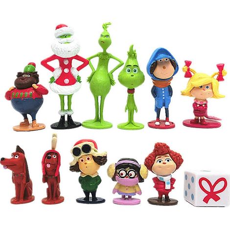Nouveau coffret de 12 mini-figurines inspirées du film « Le Grinch » - jouets pour enfants (1/3)