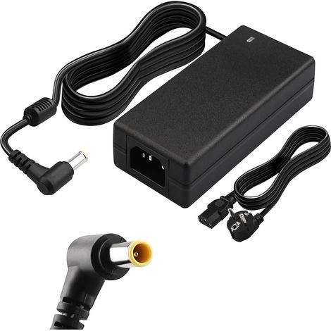 19,5V 4,7A Adaptateur Chargeur pour Sony Bravia TV KDL-24 KDL-32 KDL-40 KDL-42 KDL-48 KDL-55 KDL-40W600B KDL48W590B KDL55W650D KDL-42W658A KDL-32R300B VGP-AC19V43 Cable Alimentation (1/5)