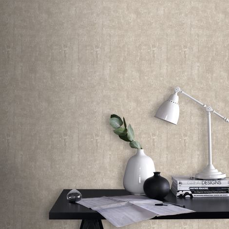 Papier peint intissé motif bois nervuré 1005 x 52 cm – Résistant à la lumière – Facile à poser – Colle à papier peint Superfresco Easy – WOW