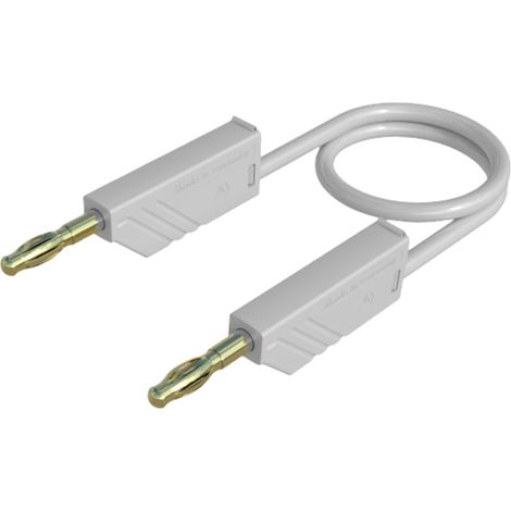 Hirschmann Test & Measurement MLN 100/2,5 WS Messleitung Lamellenstecker 4 mm Lamellenstecker 4 mm 1