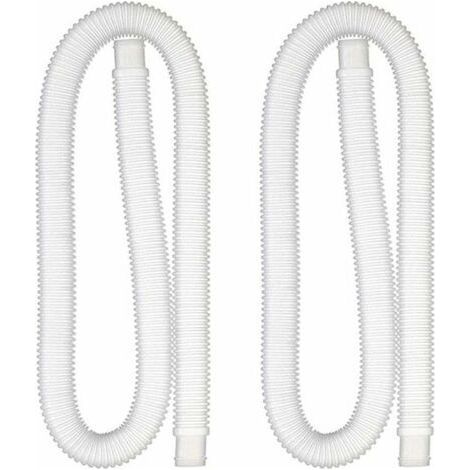 Tuyau de piscine, tuyau de rechange pour piscine, tuyau de rechange pour piscine, compatible avec les pompes INTEX 2 pièces, En (1/4)