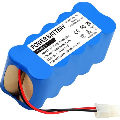 Batterie de Remplacement 12V Ni-MH 3000mAh pour FC-1760 FC-1700 10N-3000SCR (1/5)