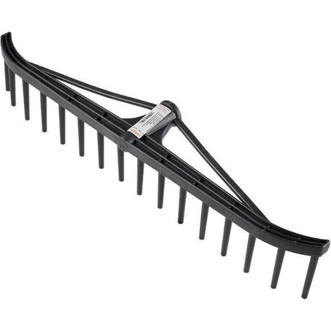 ebertools rastrillo jardin plastico 18t - mango ø 28mm eco  ,