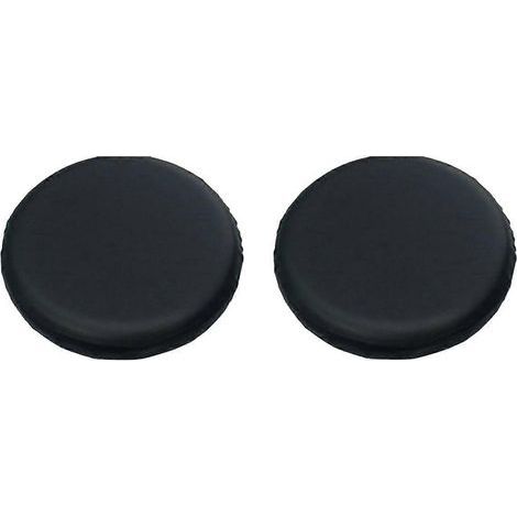 Set mit 2 Kissen für Barhocker 34 bis 35 cm, wasserdicht und schwarz. (1/5)