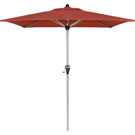Doppler Sonnenschirm/ Kurbelschirm "Active Auto Tilt 210 x 140" mit Höhenverstellung, 210 x 140 cm, terracotta, Bezug aus 100% Polyester, Stock aus Aluminium, Streben aus Stahl, 4,3 kg