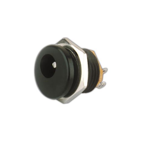 Base Alimentacion DC Chasis Pin Central 2,4mm 6,3x2,4mm