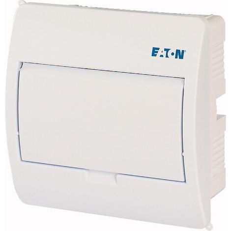 Coffret encastré IP40 1 rangée 8 mod porte blanche 000281697 EATON BC-U-1/8-TW-ECO (1/3)