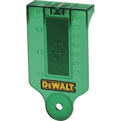 Scheda obiettivo verde DEWALT - Con base magnetica - DE0730G-XJ