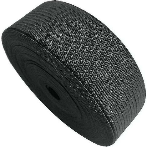 Bande Élastique 5 Mètres 40 Mm De Large Noir-- (1/4)