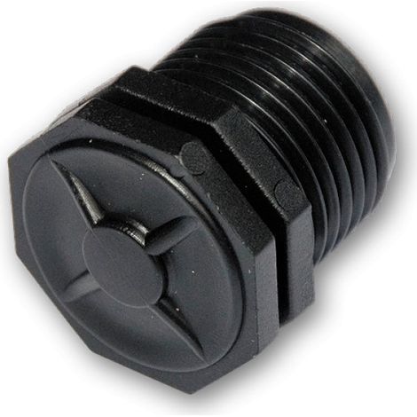Bouchon fin de ligne polypropylène fileté Mâle 3/4" (20/27) (Lot de 10)