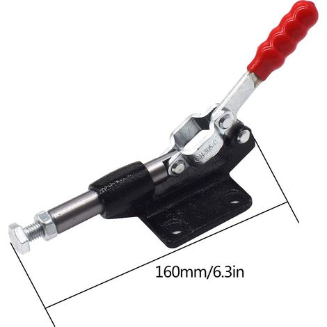 Pinces à Bascule,2 Pièces Maintien Push Pull Action Outil À Main Bascule Outil Main Dégagement Rapide Pince Manuelle Loquet Levier Horizontal Serrage Barre de Dégagement Rapide (227kgf)