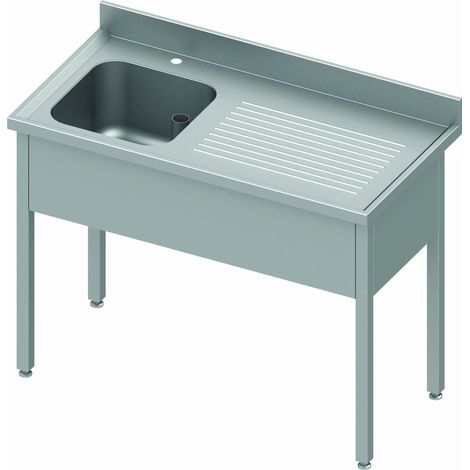 Plonge Inox Egouttoir Droite ou Gauche - Gamme 700 - Stalgast