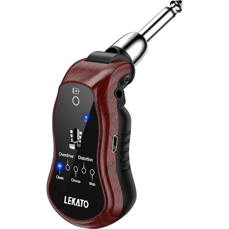 Mini amplificador de guitarra de bolsillo recargable con Bluetooth (1/4)