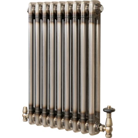 Radiatore 2 Colonne Orizzontale Metallo Grezzo 600 x 425 mm TRV