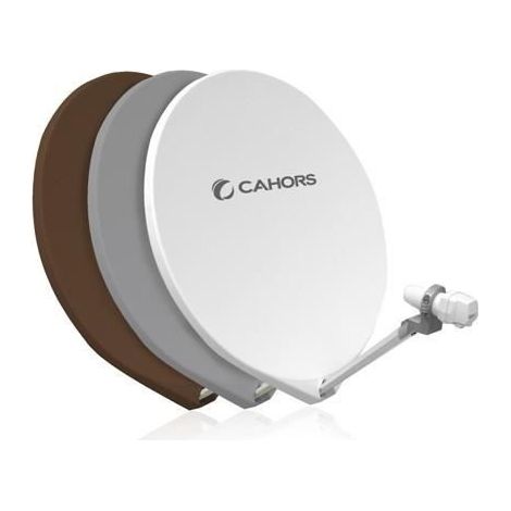 Parabole Fibre Cahors SMC IX 65 cm Blanche Monture Inox