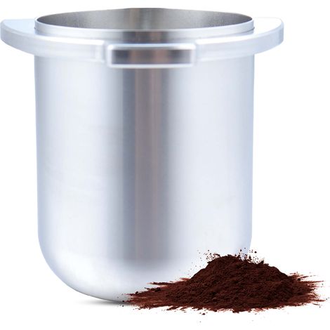 Distributeur pour Espresso 54mm en Acier Inoxydable 304 avec Bouton de Dosage et Double Suspension pour Breville série 8 (1/5)