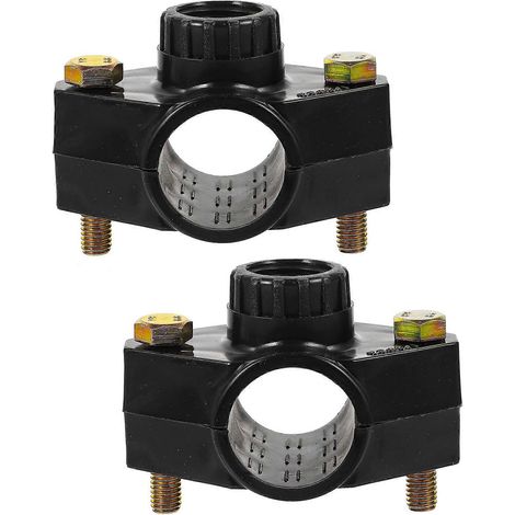Raccord de tuyau d'arrosage, vanne à selle en plastique pour l'irrigation de jardin, lot de 5 (1/5)