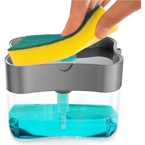 Pompe à liquide vaisselle pour plan de travail avec support- (1/5)