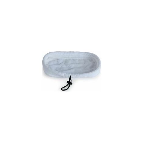 Lot de 5pcs de rechange universels lavables en microfibre pour balai à vapeur, 27 x 16 cm (blanc) (1/4)