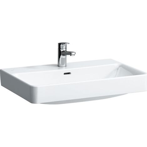 Vasque à poser LAUFEN PRO S 700 x 465 mm avec trop-plein, version 1 trou pour robinet LAUFEN blanc