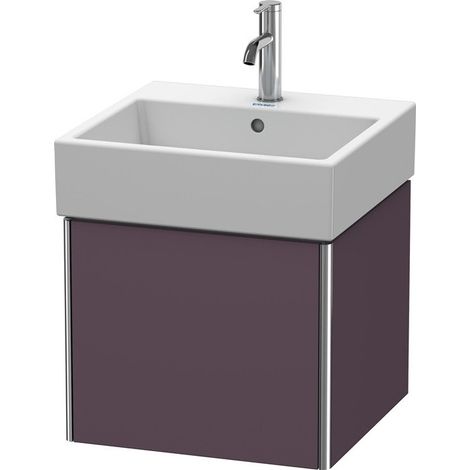 Meuble sous-vasque XSQUARE 397x484x460mm Satin aubergine