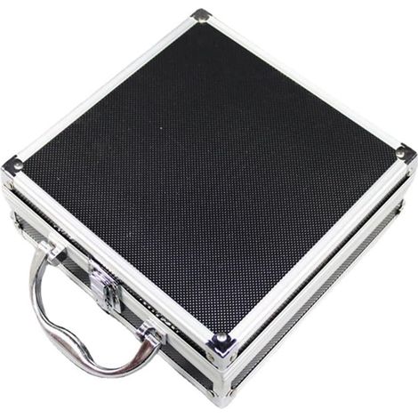 Mallette à outils en alliage d'aluminium - Boîte de rangement pratique en aluminium - Petite boîte de rangement - et facile à (1/5)