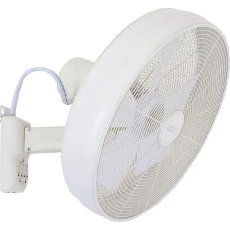 Ventilatore da parete Breeze bianco – Telecomando – 3 velocità – Portata d'aria 3858 m³/h – Motore 50W – Diametro 41 cm – Faro (1/3)