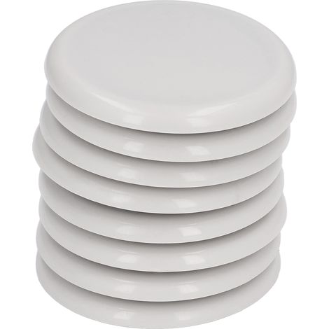 Lot de 8 patins de meubles réutilisables pour tapis, protection des surfaces et déplacement sans effort, ronds, vert pois, 8,9 cm (3,5 po) (1/5)