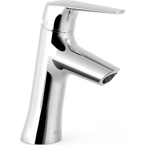 TRES 28110402 FUJI Grifo Monomando Lavabo Inclinado Ecoeficiente Color Cromo - ref: 28110402 (1/2)