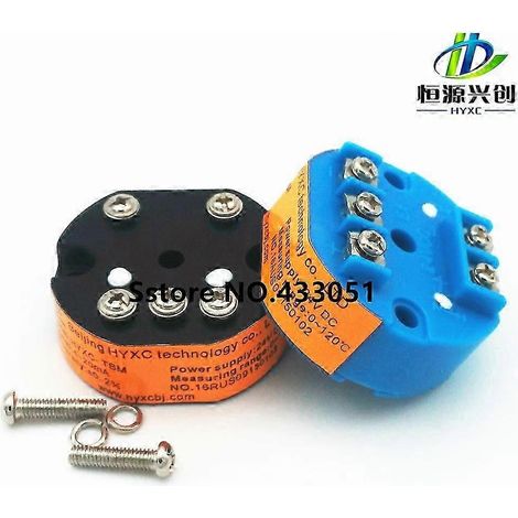 Transmetteur de température PT100/PT1000 / Plages de température multiples / Alimentation : 12/24 V CC / Sortie : 4-20 mA, 0-5 V, 0-10 V CC / 12 V 4-20 mA PT1000 (1/5)