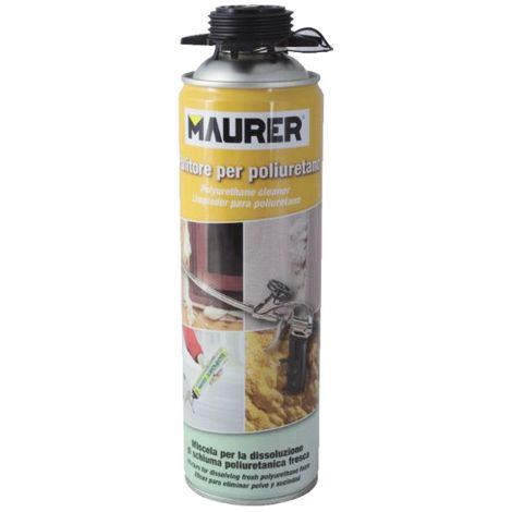 PULITORE X SCHIUMA POLIURETANICA 500ML MAURER PLUS