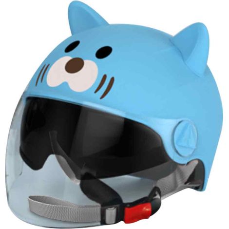 1 casque de moto enfant, design dessin animé, protection solaire UV, léger et sécurisé pour motos électriques (1/5)