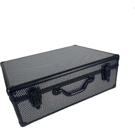 Boîte à outils en fibre de carbone, valise en aluminium, sac de transport rigide B-- (1/5)
