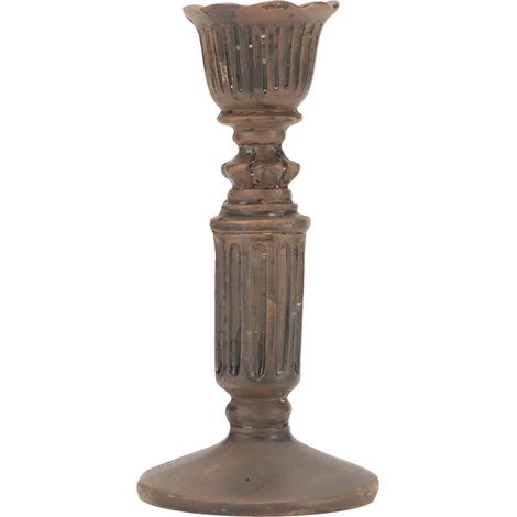 bougeoirs piliers vintage sculptés, accessoires pour un dîner romantique aux chandelles, décoration de chandeliers (1/5)