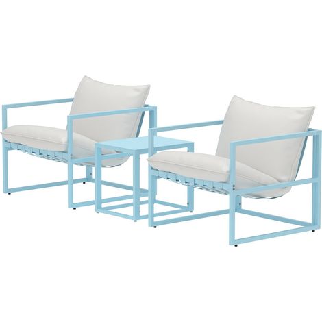 Messina Loungeset hellblau.