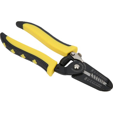Pince à dénuder multifonctionnelle pour câbles, sertissage manuel, outils de dénudage de fils HS-1041C (1/5)