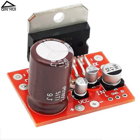 Zweikanal-HiFi-2.0-Verstärkerplatine, leistungsstarke 239W-Stereo-Mini-Verstärkerplatine, DC9V-17,5V-Lautsprecher. (1/4)