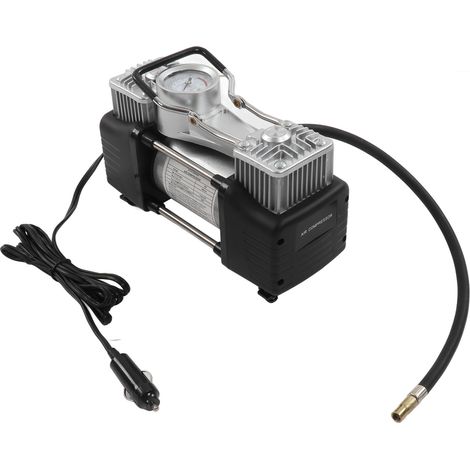 Gonfleur de pneus portable 150PSI, compresseur d'air double cylindre 180W, pompe 12V pour voiture (1/5)