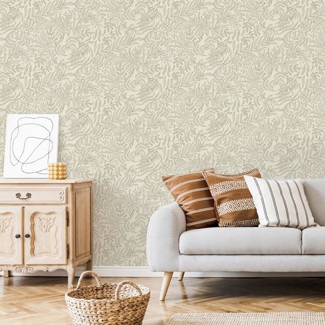 Papier peint intissé Sandrine 1005 x 52cm Beige