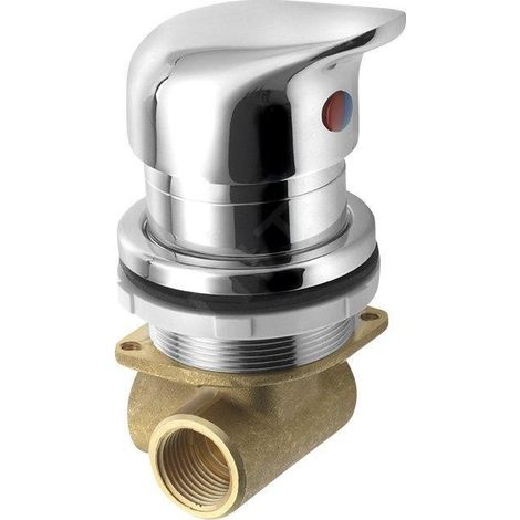 Sapho - Pommeau de douche Tiny sur bord de baignoire, chrome TMC12TY (1/3)