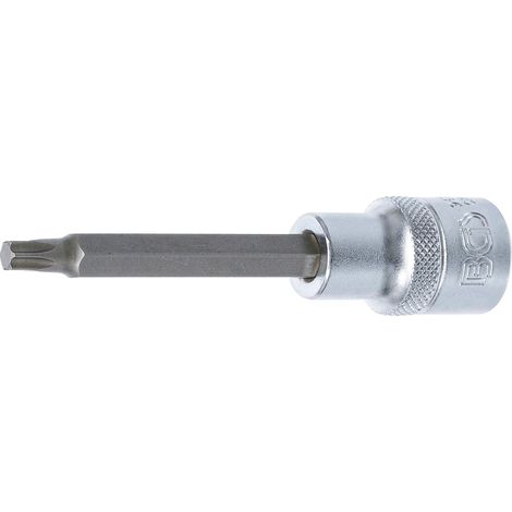 BGS  Punta  de  impacto  longitud  100  mm  accionamiento  cuadrado  interior  12,5  mm  (1/2")  perfil  en  T  (para  Torx)  T35  -  9628
